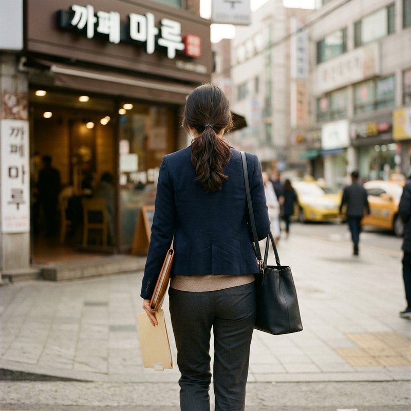 상담을 마치고 나서는 길 — 이해를 돕기 위한 연출 이미지